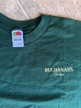 Vintage Buchanan's DeLuxe Green Logo Tee